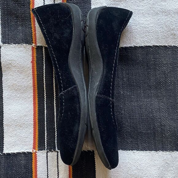 Merrell Black Suede Womens Slip On Ballet Flats. Size 6. Classic. Summer. Boho. - Picture 9 of 10